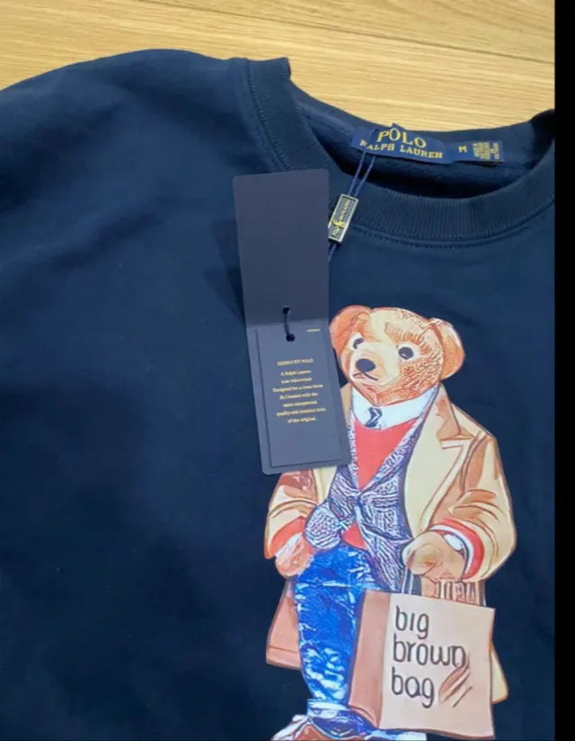 Sudadera Polo Ralph Lauren Oso Azul