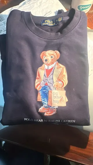 Sudadera Polo Ralph Lauren Oso Azul