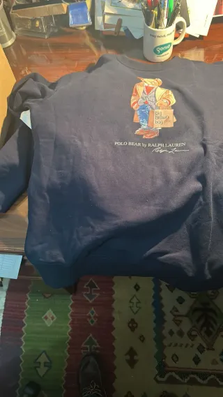 Sudadera Polo Ralph Lauren Oso Azul