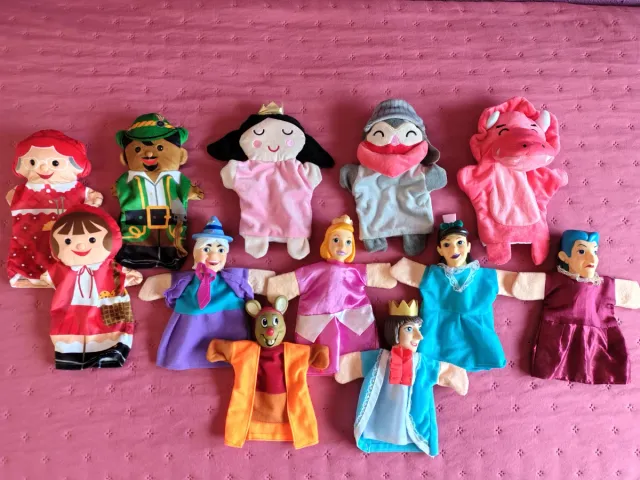 CHOLLO: menos de 1€ por marioneta. Lote de 13