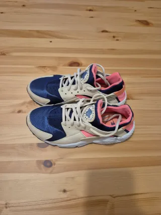 Nike Air Huarache Azul y Rosa originales
