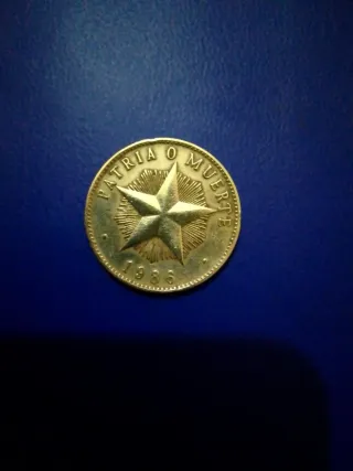 Moneda Republica de Cuba 1986
