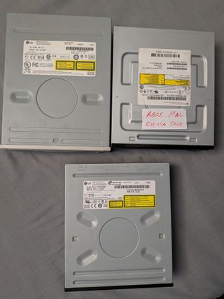 Lote 3 Unidades Ópticas CD-DVD LG-HP