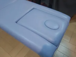 Camilla portátil fisioterapia.