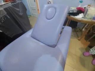 Camilla portátil fisioterapia.