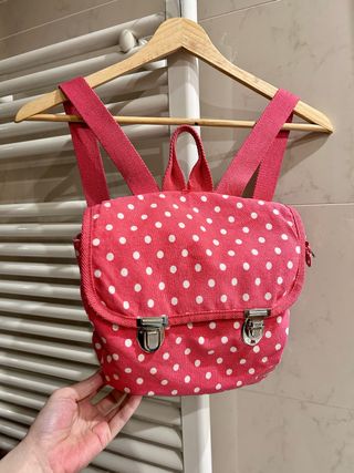 Mochila infantil lunares rosa de Okaidi