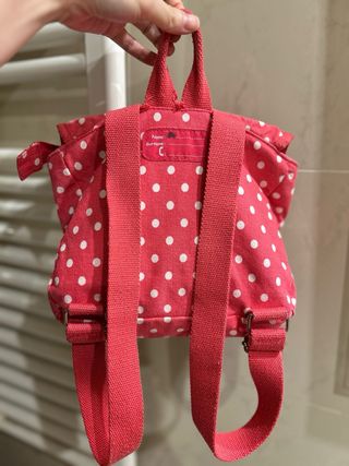 Mochila infantil lunares rosa de Okaidi