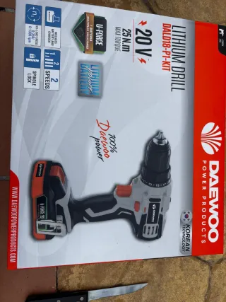 Taladro Inalámbrico Daewoo 20V U-Force