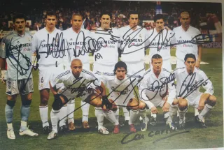 Foto firmada Real Madrid 03-04