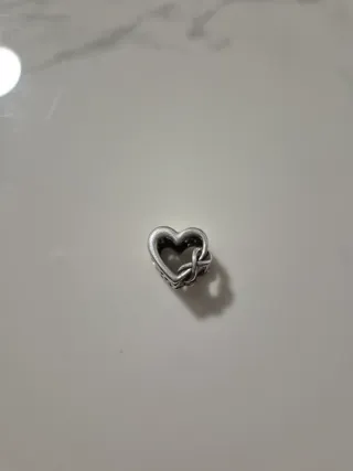 Pandora Charm Corazón Entrelazado Plata