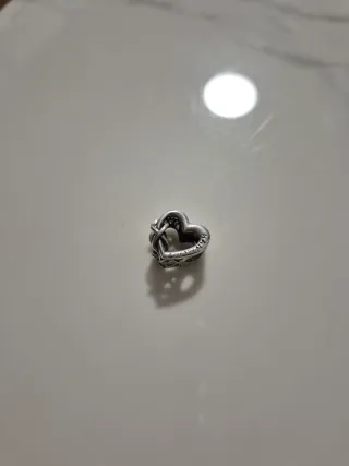 Pandora Charm Corazón Entrelazado Plata