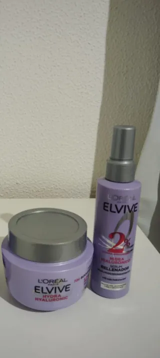 Mascarilla y Serum Elvive Hydra Hyaluronic