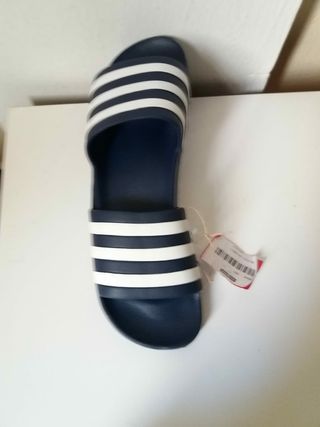 Sandalias Adidas Talla 38 Azul y Blanco