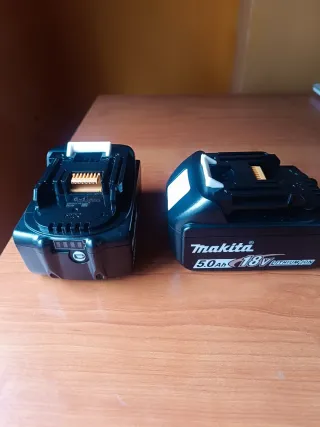 2 Baterías Makita 18V 5.0Ah Li-ion
