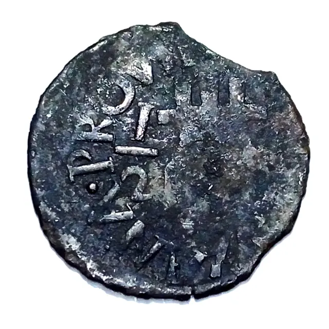 BAR7 6 Escasa. Guayana. Fernando VII 1/2 real 1817