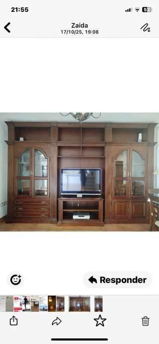 Mueble de salón de madera
