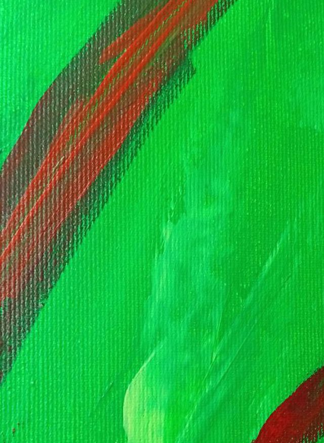 Cuadro abstracto pintura acrílica