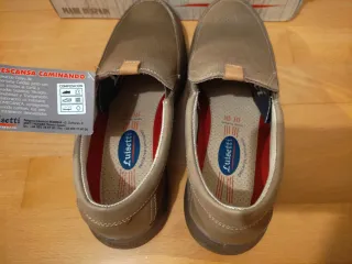 Zapatos Luisetti Piel Beige/Marrón Nuevos