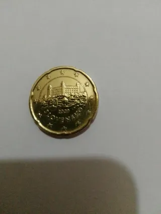 Moneda 20 céntimos Eslovaquia 2009