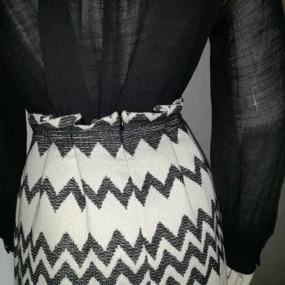 Falda Massimo Dutti Zigzag