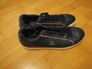 Zapatillas Lacoste piel Azul Marino