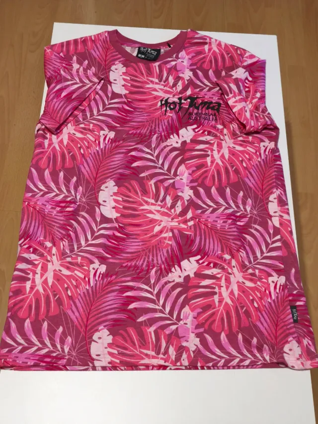 Camiseta Hot Tuna Estampada Floral Talla S