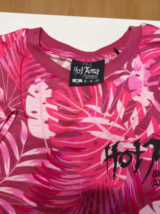 Camiseta Hot Tuna Estampada Floral Talla S