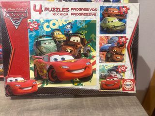 Lotes de Puzzles Spiderman, Dragon Ball y Cars