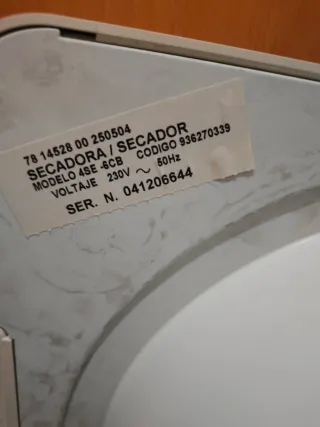 Secadora Edesa Dinamic Condensación