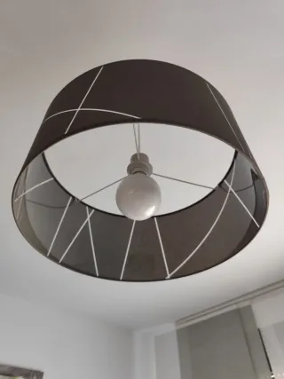 Lámpara de techo tela diseño moderno