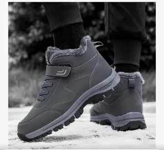 Botas de invierno grises para hombre