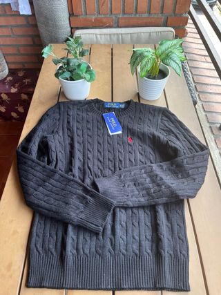Jersey Polo Ralph Lauren Negro Talla M