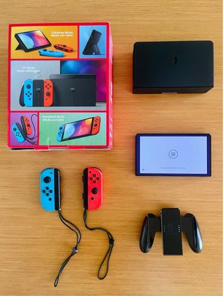 Nintendo Switch OLED 64GB Blu/Rosso
