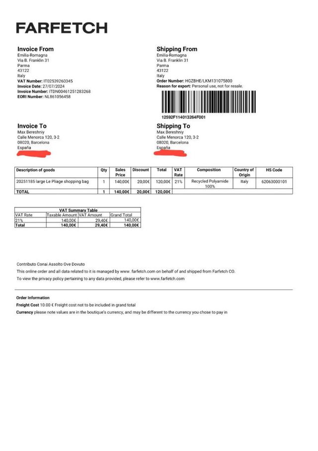 Bolso Longchamp Blanco y Marrón