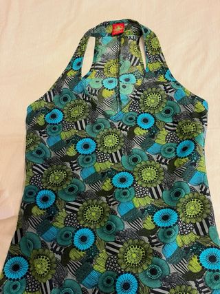 Vestido hippie estampado floral