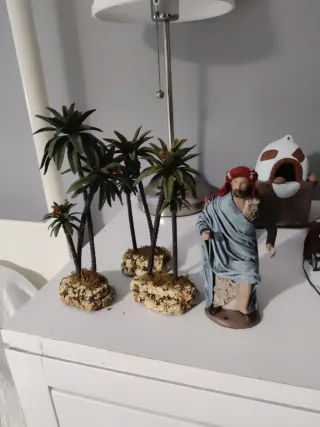 Palmeras miniatura para belén/maquetas