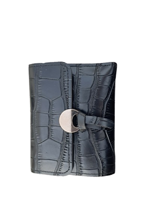 Cartera efecto cocodrilo con cierre