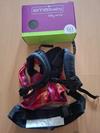 Mochila porteo Emeibaby ergonómica bebé