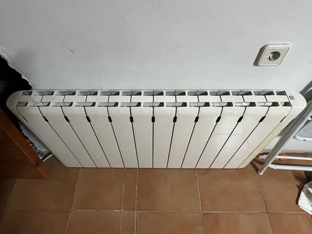 Calefactor Eléctrico Beige/Blanco