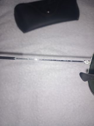 Gafas de sol Ray-Ban Aviator Plata Made en italy