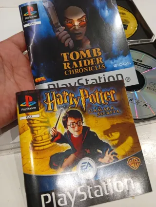 Harry Potter y Tomb Raider PS1