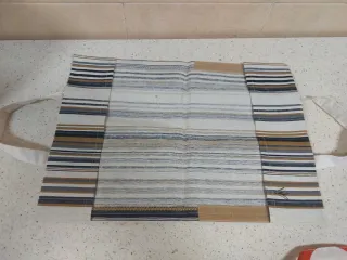3 fundas de tela para libros con asas