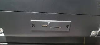 Tocadiscos Sunstech Negro/Rojo