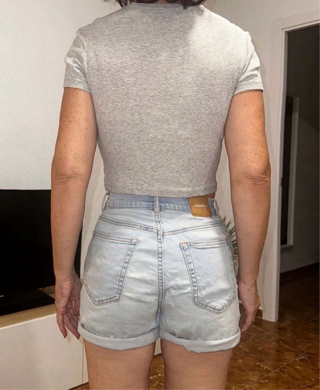 Pull&Bear Vaqueros Cortos Talla S