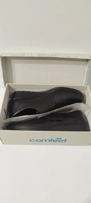 Zapatos velcro piel COMFEET