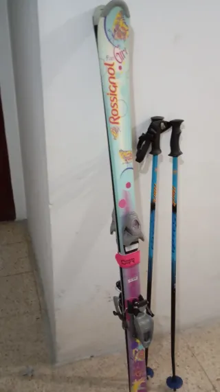 Esquís Rossignol para niña