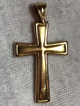 Cruz Oro Maciza 18k + Regalo