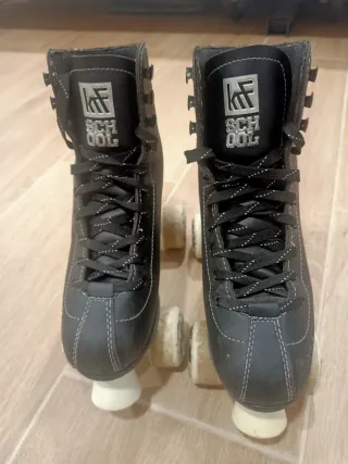 Patines artísticos 4 ruedas negros