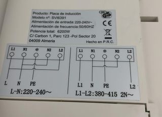 Vitrocerámica de inducción Svan