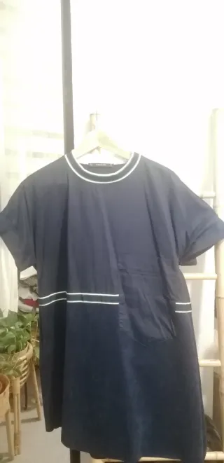 Vestido ZARA azul 